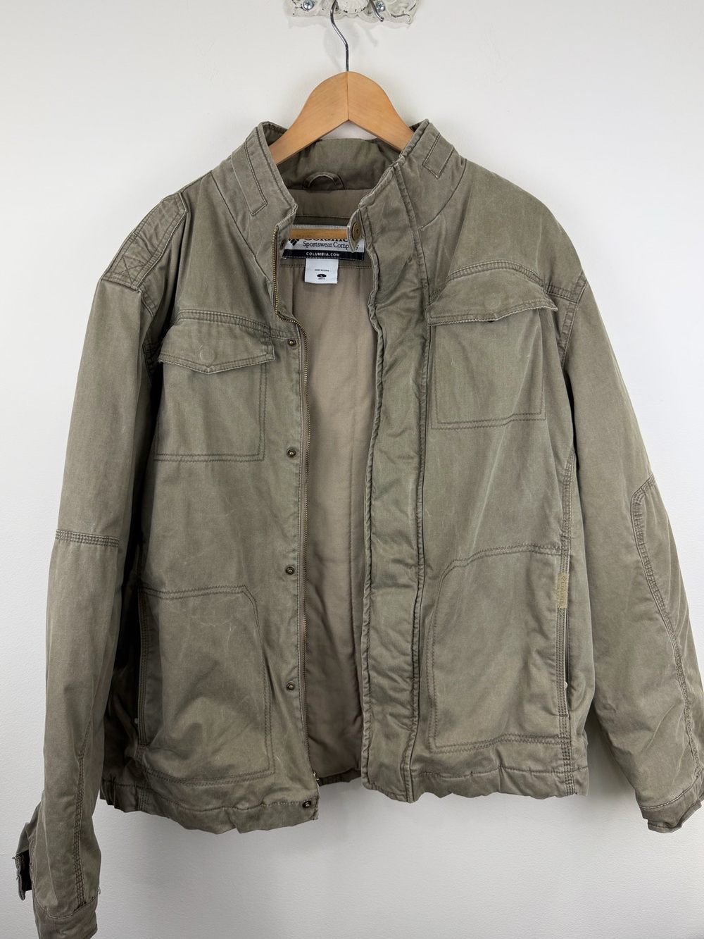 Vintage Y2K Columbia Canvas Field Jacket Men’s L Faded Gorpcore Utility